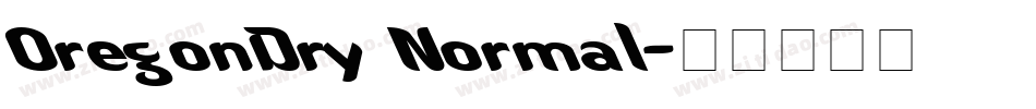 OregonDry Normal字体转换